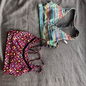 Colorful Patterned Sports Bras